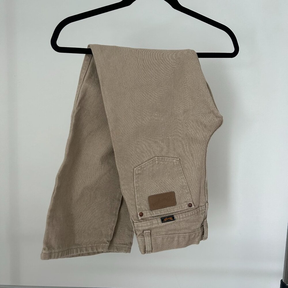 Wrangler Tan Jeans 28" Small